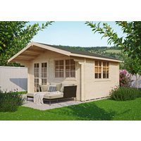 26 % Rabatt: Holz-Gartenhütte Modell Carl 40 B / natur 12m²