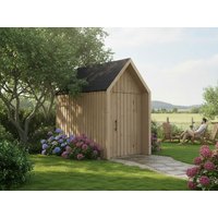 26 % Rabatt: Fjordholz Garten- und Gerätehaus Modell Västervik- 4m²