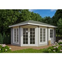 26 % Rabatt: Fjordholz Holz-Gartenhütte Modell Glasgow 44 A / natur