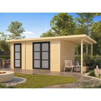 26 % Rabatt: Fjordholz Holz-Gartenhütte Modell Alu Line 28-G
