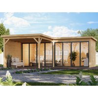 24 % Rabatt: Fjordholz Holz-Gartenhütte Modell Office IsoSlide 9 VD