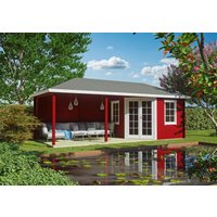 26 % Rabatt: Fjordholz Holz-Gartenhütte Modell Kiano 44 E 24m²