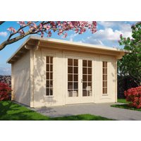 26 % Rabatt: Fjordholz Holz-Gartenhütte Modell Jacob 44 C 20m²