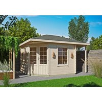 26 % Rabatt: 5-Eck Holz-Gartenhütte Modell Isa 40 C