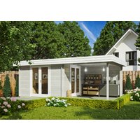 26 % Rabatt: Fjordholz Holz-Gartenhütte Modell Ranja 44 24m²