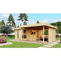 26 % Rabatt: Fjordholz Gartenlounge Modell Romie 70 24m²