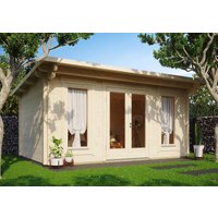 26 % Rabatt: Fjordholz Holz-Gartenhütte Modell Jacob 70 D 15m²