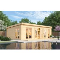 26 % Rabatt: Fjordholz Holz-Gartenhütte Modell Henning 70 24m²