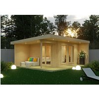 26 % Rabatt: Fjordholz Gartenlounge Modell Klaus 44 24m²