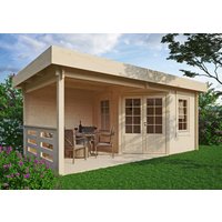 26 % Rabatt: Fjordholz Holz-Gartenhütte Modell Nora 44 D Klassik 20m²