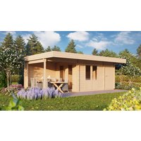 26 % Rabatt: Fjordholz Holz-Gartenhütte Modell Samuel 44 24m²