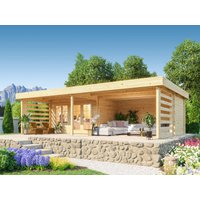 26 % Rabatt: Fjordholz Holz-Gartenhütte Modell Jonte 44 40m²