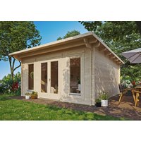 26 % Rabatt: Fjordholz Holz-Gartenhütte Modell Jacob 44 F 25m²