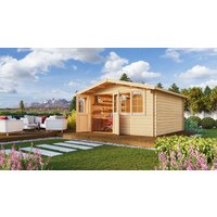 26 % Rabatt: Fjordholz Holz-Gartenhütte Modell Robert 44 20m²