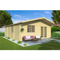 26 % Rabatt: Fjordholz Holz-Gartenhütte Modell Raik 44 24m²