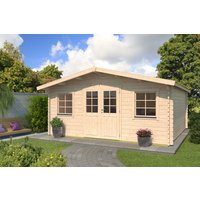 26 % Rabatt: Fjordholz Holz-Gartenhütte Modell Pepe 44 24m²