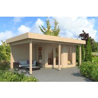 26 % Rabatt: Fjordholz Holz-Gartenhütte Modell Nora 44 G Modern 24m²