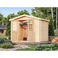 26 % Rabatt: Fjordholz Holz-Gartenhütte Modell Bente 28 A 6m²