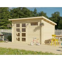 26 % Rabatt: Fjordholz Holz-Gartenhütte Modell Carina 28 6m²