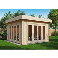26 % Rabatt: Fjordholz Gartenlounge Modell Sandra 44 A 16m²