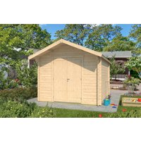 26 % Rabatt: Fjordholz Holz-Gartenhütte Modell Lexi 44 G Premium 9m²