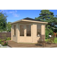 26 % Rabatt: Fjordholz Holz-Gartenhütte Modell Lisa 44 A Klassik 9m²