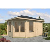 26 % Rabatt: Fjordholz Holz-Gartenhütte Modell Lisa 44 C Klassik 20m²