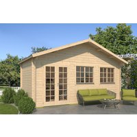 26 % Rabatt: Fjordholz Holz-Gartenhütte Modell Rolf 44 A 24m²