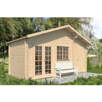 26 % Rabatt: Fjordholz Holz-Gartenhütte Modell Rolf 44 C 15m²