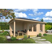 26 % Rabatt: Fjordholz Holz-Gartenhütte Modell Lisa 44 D Klassik 12m²