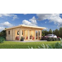 26 % Rabatt: Fjordholz Holz-Gartenhütte Modell Taunus 70 42m²