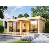 26 % Rabatt: Fjordholz Holz-Gartenhütte Alu Concept Lasse 44 A 21m²