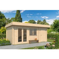 26 % Rabatt: Fjordholz Holz-Gartenhütte Modell Kurt 44 D 24m²