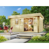 26 % Rabatt: Fjordholz Holz-Gartenhütte Modell Miriam 44 A Classic 12m²