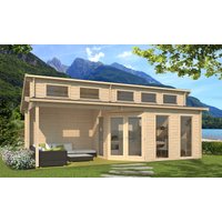 26 % Rabatt: Fjordholz Holz-Gartenhütte Modell Kono 44 C 21m²