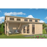 26 % Rabatt: Fjordholz Holz-Gartenhütte Modell Kono 44 D 24m²