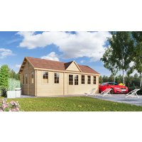 26 % Rabatt: Fjordholz Holz-Gartenhütte Modell Teehaus Bristol 44 24m²