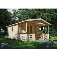 26 % Rabatt: Fjordholz Holz-Gartenhütte Modell Franjo 44 A 20m²
