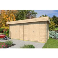 26 % Rabatt: Fjordholz Holz-Gartenhütte Modell Rob 44 B