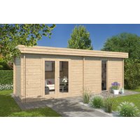 26 % Rabatt: Fjordholz Holz-Gartenhütte Modell Domeo 44