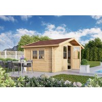 26 % Rabatt: Fjordholz Holz-Gartenhütte Modell David 34 12m²