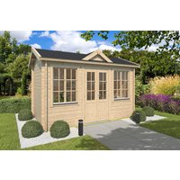 26 % Rabatt: Fjordholz Holz-Gartenhütte Modell Teehaus Cambridge 70 12m²