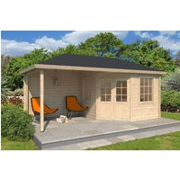 26 % Rabatt: Fjordholz Holz-Gartenhütte Modell Maja 28 15m²