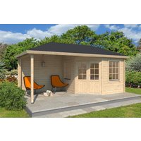 26 % Rabatt: Fjordholz Holz-Gartenhütte Modell Lenja 44 15m²