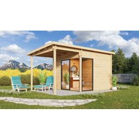 26 % Rabatt: Fjordholz Holz-Gartenhütte Alu Concept 70 F 20m²