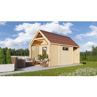 26 % Rabatt: Fjordholz Holz-Gartenhütte Modell Alex 44 18m²