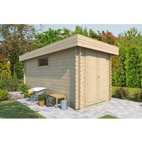 26 % Rabatt: Fjordholz Holz-Gartenhütte Modell Rob 28 C 10m²