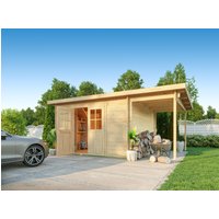 26 % Rabatt: Fjordholz Pultdach Holz-Gartenhütte Modell Ezra 5G 20m²