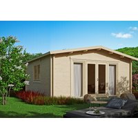 26 % Rabatt: Fjordholz Holz-Gartenhütte Modell Kim 70 H 30m²