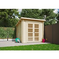26 % Rabatt: Fjordholz Holz-Gartenhütte Modell Max 44 B 9m²